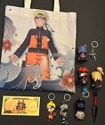 Naruto Anime Bundle Set (keychain, bag, figures, and more)