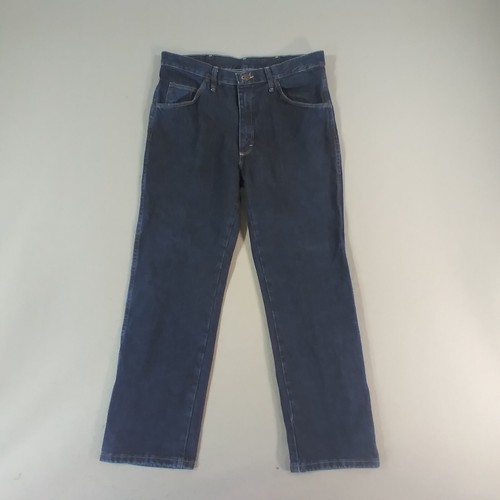 Wrangler jeans mens 34 x 29 blue denim 