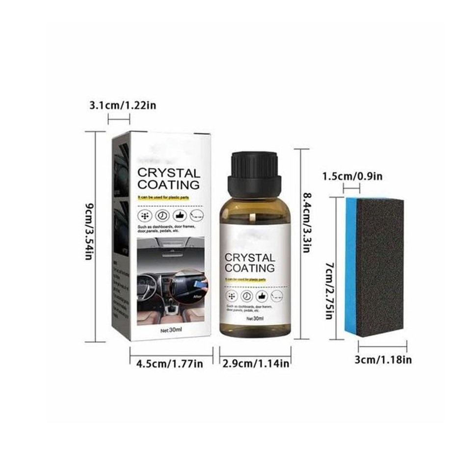 NEW Crystal Coating Plastic Restorer Auto Polish And Repair Coating Car