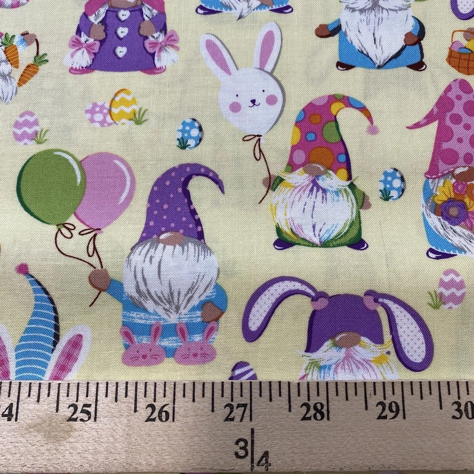 Tela de algodón Gnomos de Pascua vendida por media yarda Foto 4 de 4
