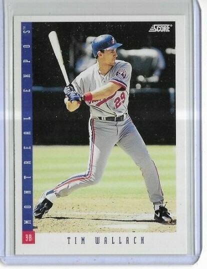1993 Score #211 Tim Wallach Montreal Expos