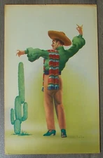 Telo 301 Litho – Spanish Dancer & Cactus | 16"x10" | COPR. Moss & Co