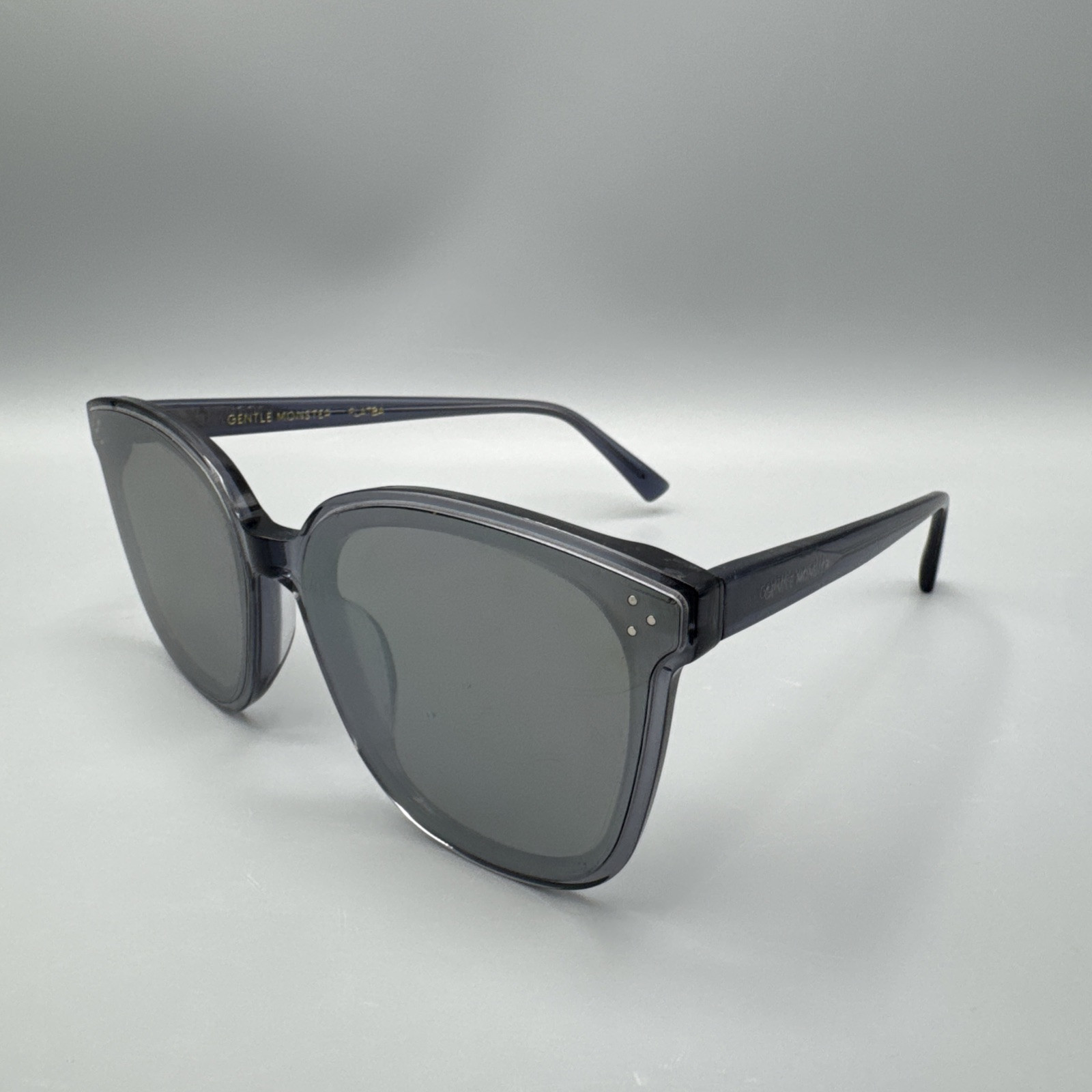 Gentle Monster Jack Bye Col G1 Flatba Sunglasses Clear Black/Gray