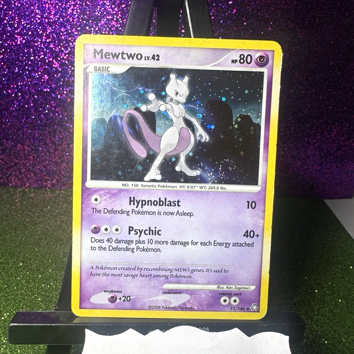 Mewtwo Pokémon TCG Legends Awakened Individual Collectible Card
