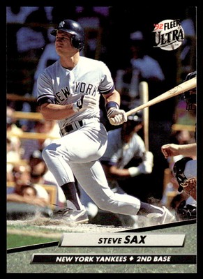 1992 Ultra #108 Steve Sax - New York Yankees
