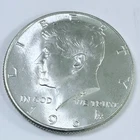 1964-D Kennedy Half Dollar (90% Silver ) MS MINT STATE DETAILS FREE SHIP #8517