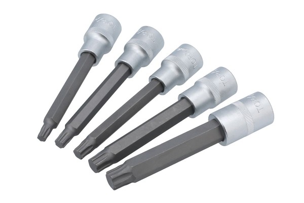 "Laser Werkzeuge Lang Serie Torx Plus Stecknuss Bit Set 1/2 \"D 5St 8679"-image