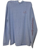NEW Vineyard Vines Youth XL 18 LS Edgartown Graphic Striped Hoodie Whale Top NWT