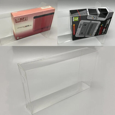 Clear Plastic Sleeve Box Protector Case For NEW Nintendo 3DS XL 3DS LL Console