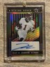 2022 Leaf Valiant Rising Stock Autographed Jahmyr Gibbs Rookie Card.