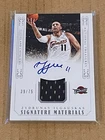 2014-15 NBA National Treasures Autograph On Card Auto Zydrunas Ilgauskas 39/75