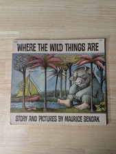 Where the Wild Things Are Maurice Sendak Vintage 1984 Harper Trophy PB Inscribed
