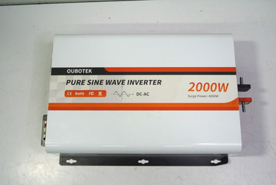 Oubotek 2000W Pure Sine Wave Inverter 12V DC to 120V AC Converter