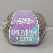 Yarn Circulo Amigurumi Soft Brown 7569 Acrylic/Cotton