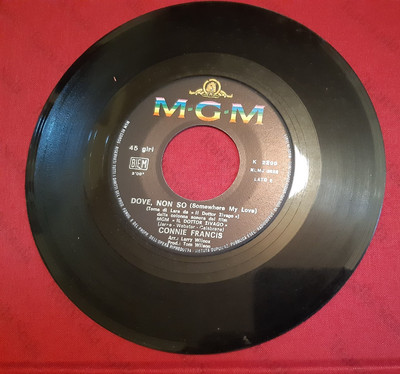 CONNIE FRANCIS - WO ICH NICHT WEISS / WAS NICHT STIMMT (45'' MGM) DR. ZIVAGO