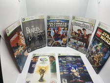 Xbox 360 Manual Lot Of 8, Guitar Hero 2, Beatles Rock Band, Ultimate Alliance