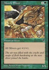 Muscle Sliver - Light Play MTG Tempest