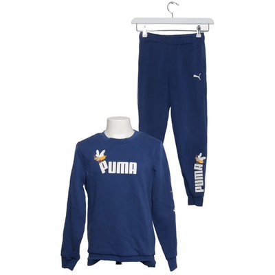 Puma, Freizeitanzug, Größe: 140, Baumwolle/Elasthan/Polyester, Blau, Print #IFI