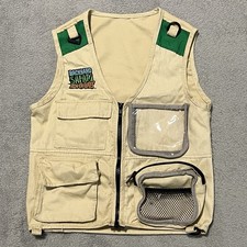 Backyard Safari Adventures Outfitters Cargo Fishing Vest Kids Costume Small 5