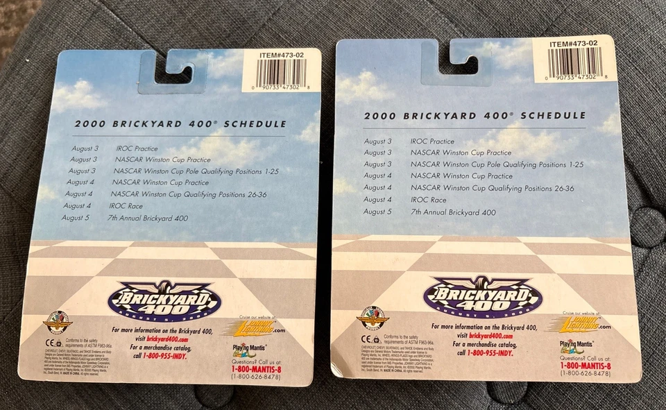 Johnny Lightning Set of 2 BRICKYARD 400 Aug 4, 2000 Race Emergency Vehicles - Image 4 of 4