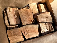 15LB Cherry Wood For Smoking Organic Chunks Seasoned BBQ Grilling Cooking Smoker