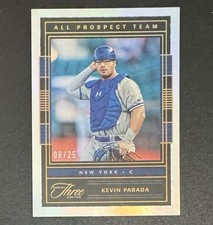 Kevin Parada 2023 Panini Three & Two All Prospect Team /25 #APT-KP - New York