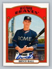 2021 Topps Heritage Minor League Bryce Ball Real One Autographs Auto #ROA-BBA