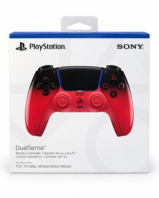 Sony PS5 DualSense Wireless Controller Techno Red   New / Open Box