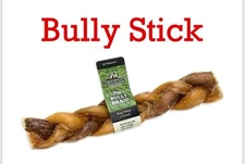 Redbarn Odor Free 7” Braided Bully Stick For Dogs