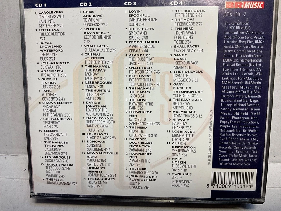 ❌4 CD -Definite 60s -Vol. 1- BR Music- 56 Titel- 60er Jahre❌ - Bild 2 von 4