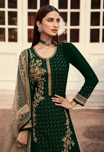 Salwar Kameez Party Kleidung Designer Indien Pakistan Anzug Hochzeit Bollywood - Bild 2 von 4