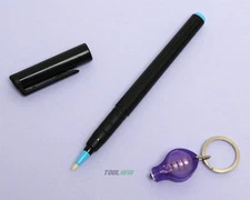Invisible Ink Pen with UV Flashlight LED Black Light Reactive Secret Marker Set