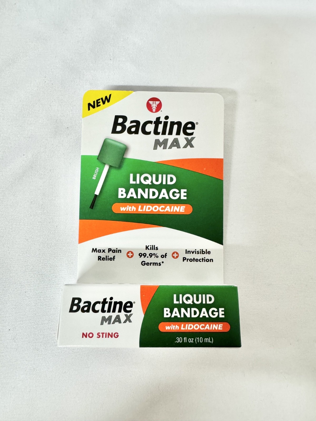 4 Bactine Max Liquid Bandage No Sting Pain Relief 0.3oz Ea for sale ...