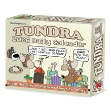 Willow Creek Press,  Tundra 2026 Desk Calendar, 6.18'' X 5.43'', Daily Calendar