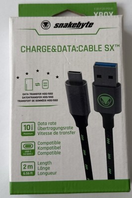 Snakebyte Charge&Data:Cable SX schwarz 2 Meter Xbox Series S|X