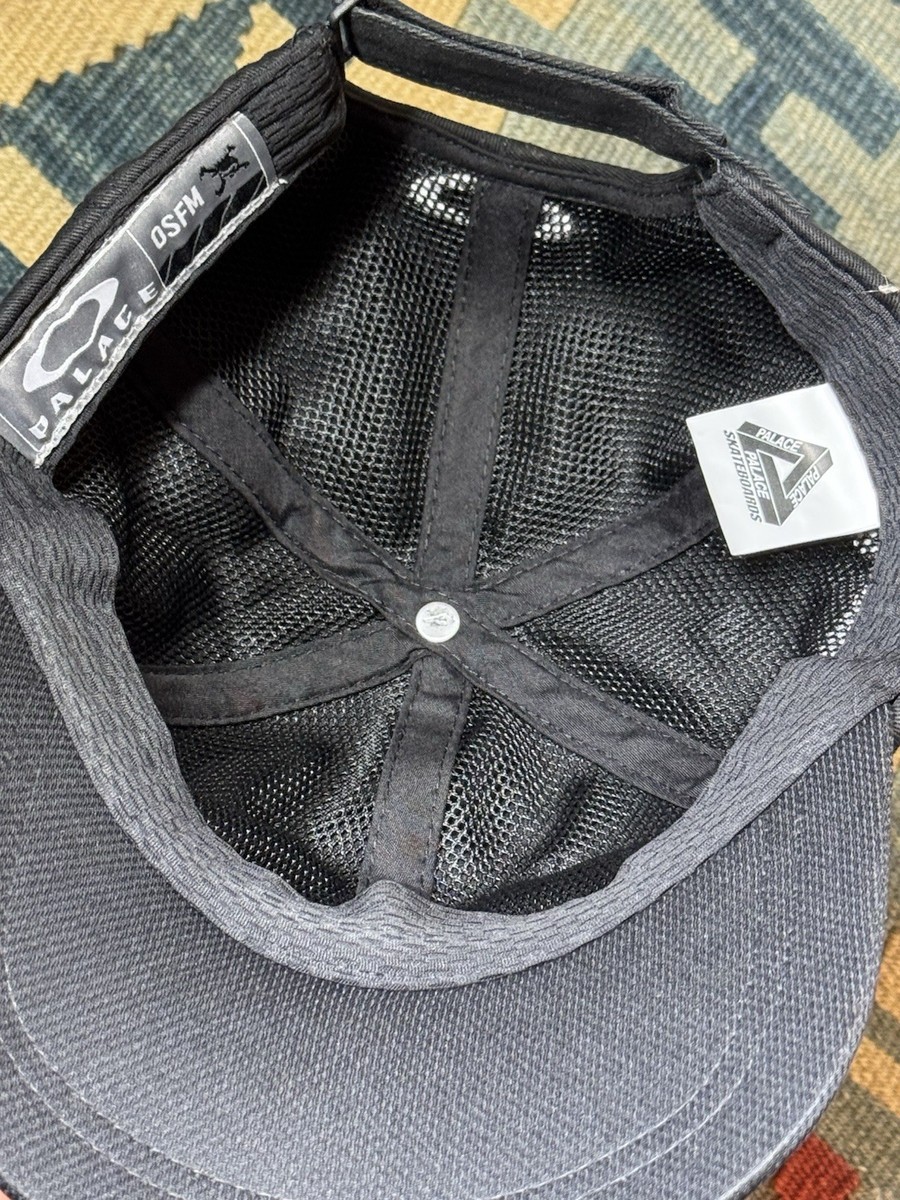 Palace x Oakley 6 Panel Hat Black SS23 | eBay