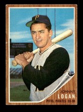 1962 Topps #573 Johnny Logan Pirates VG *m7