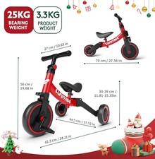 Besrey Toddler Kids Childrens My First Pedal Trike Three Wheel Ride On USA