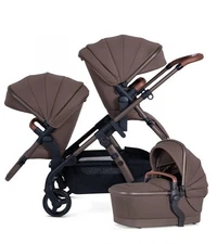 SILVER CROSS WAVE 3 SINGLE-TO-DOUBLE STROLLER NEW IN BOX, COLOR CARAMEL