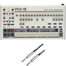Behringer RD-9 Analog Drum Machine and 1/4-inch TRS Male to 1/4-inch TRS Male