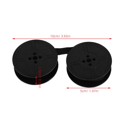 2 Pcs Typewriter Ribbon Ink Office Advertisement Printing Equipment Ace - Zdjęcie 6 z 12