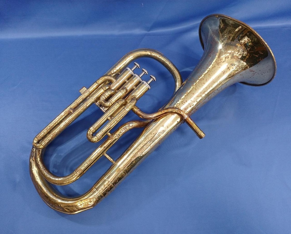 ㉘Yamaha ヤマハ アルトホルン YAH-202 現状品 YAMAHA◇【工房メンテナンス/動作確認済】アルトホルン/YAH/202