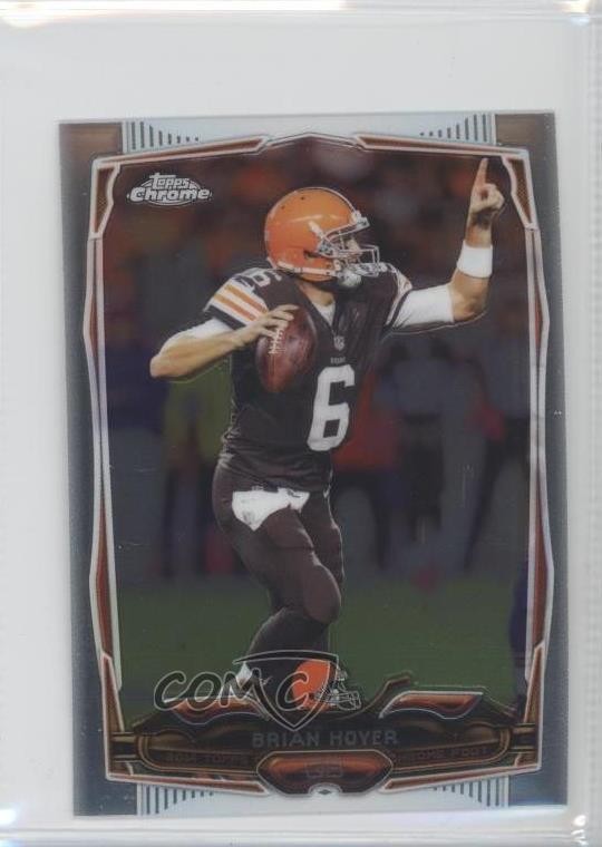 2014 Topps Chrome Mini Brian Hoyer #89 2j3