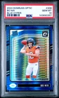 2024 Panini Donruss Optic #209 Bo Nix Blue Hyper PSA 10