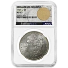 1904-O $1 Morgan Silver Dollar NGC MS63 Bullion Plus Label Bag Fragment