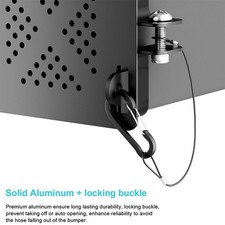 4 Inch Square Bumper Ends for RV Trailers Fits Most Standard Bumpers Alloy