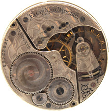1912 ELGIN POCKET WATCH MOVEMENT 16922492 GRADE 313 16s 15j GM