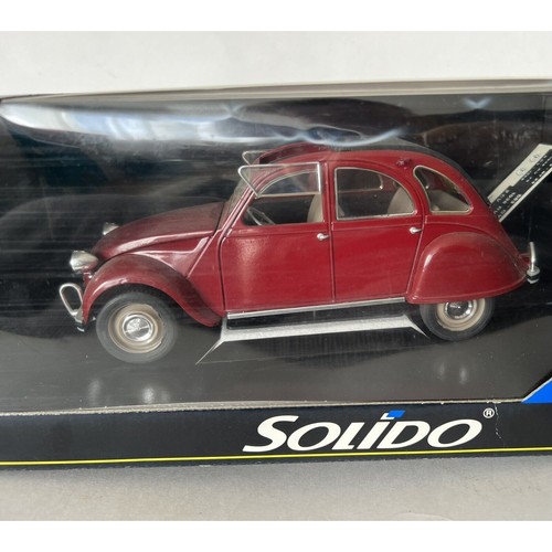 Solido Prestige Citroen 2CV 1966 Metal Die Cast Automobile Made In France 8029 - Picture 9 of 11
