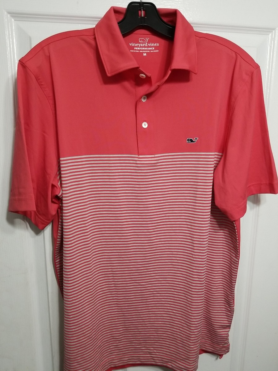 Vineyard Vines Performance Polo medium golf shirt dry fit