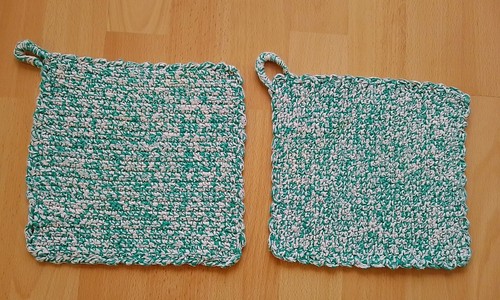 Topflappen original Vintage 60er Jahre handgemacht/Preis pro Paar - Bild 8 von 8